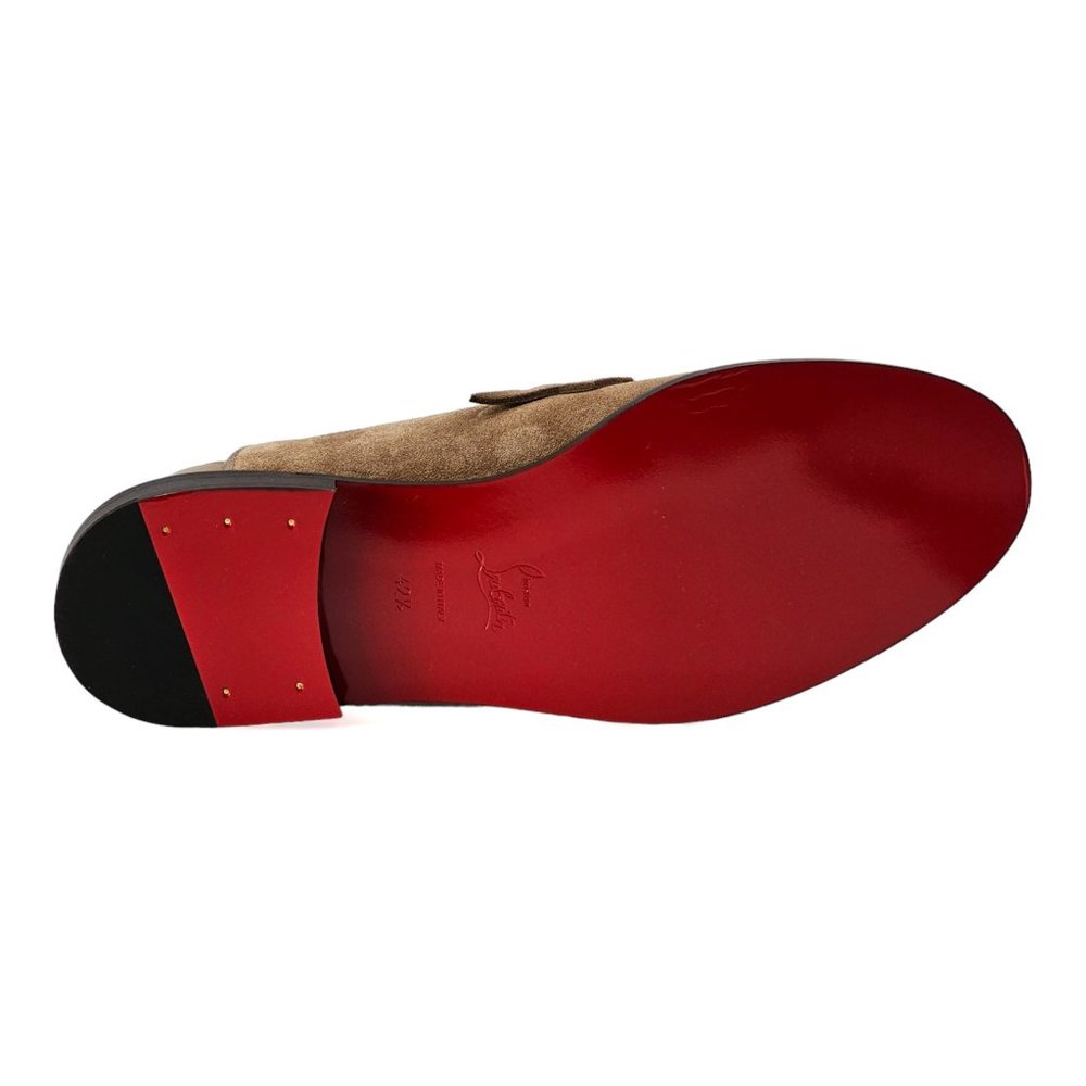 Christian Louboutin Penny No Back Suede Brown - Picture 3 of 9